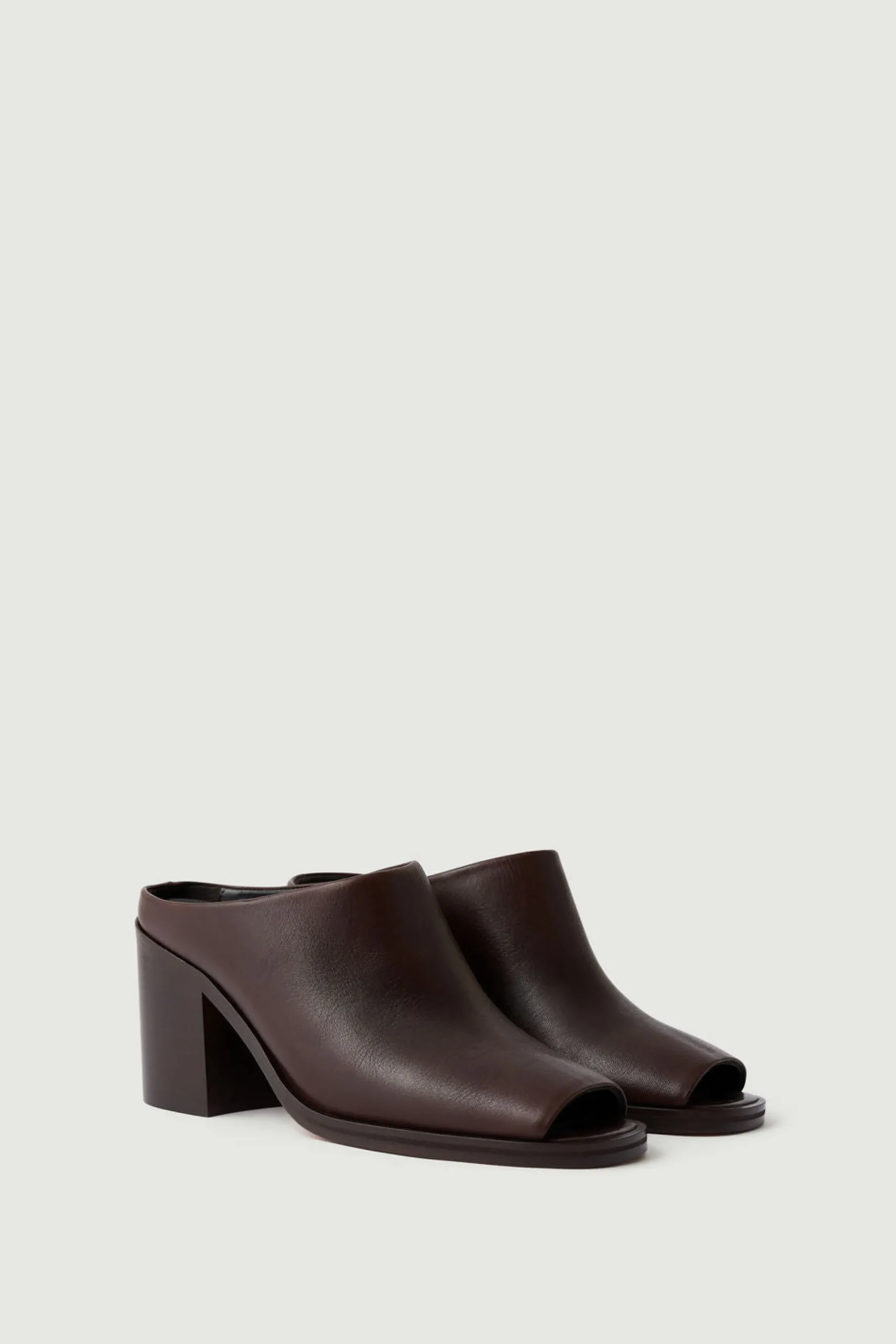 Sale Soeur mules down marronfoncé
