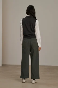 New Soeur pantalon boy bleugris