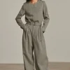 Online Soeur pantalon cole grischiné