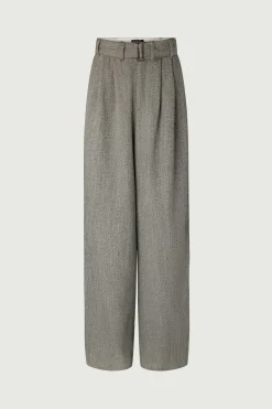 Online Soeur pantalon cole grischiné