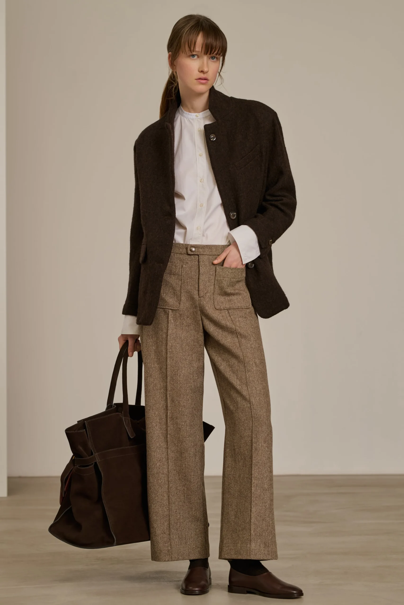 Sale Soeur pantalon harry beige/noisette