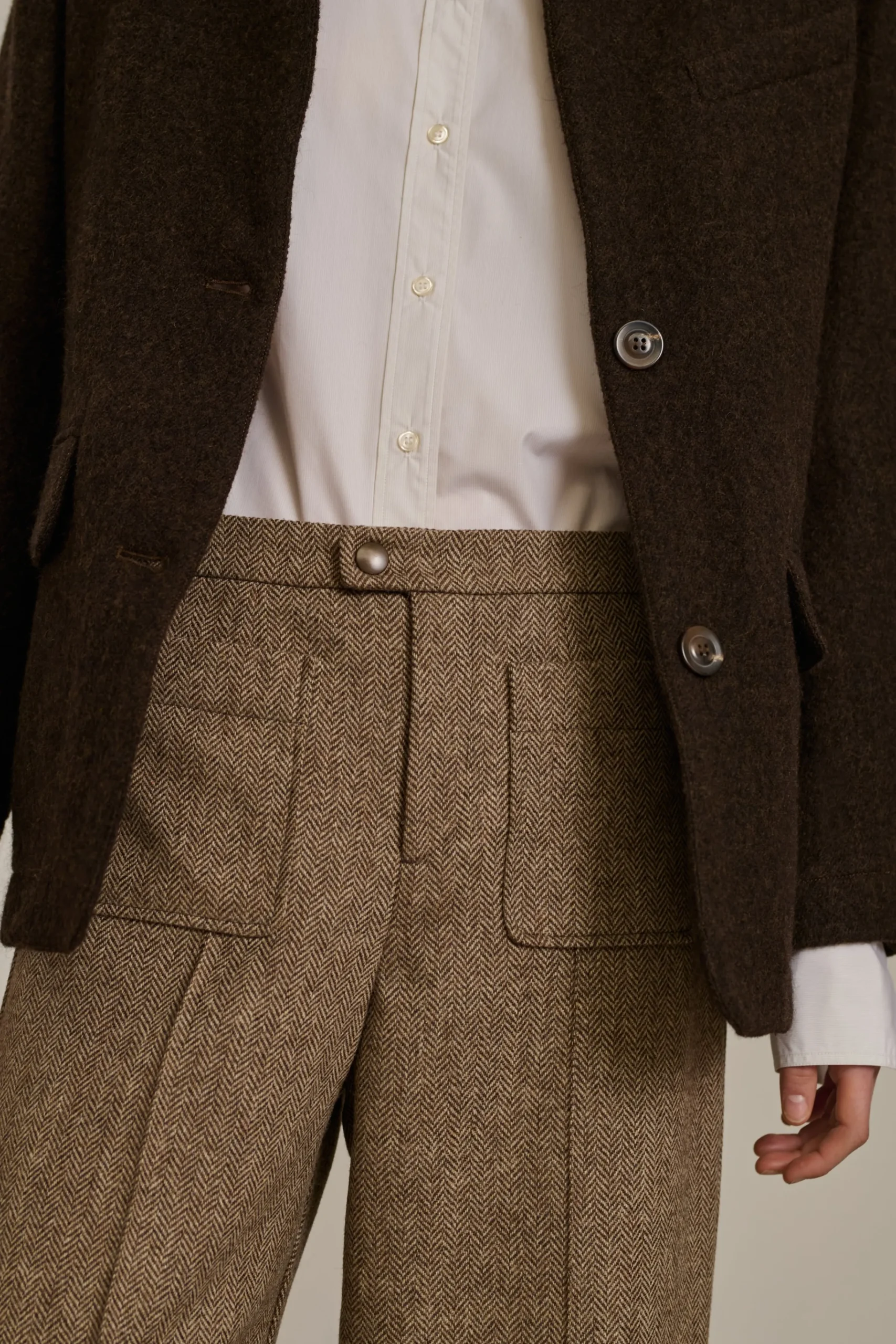 Sale Soeur pantalon harry beige/noisette