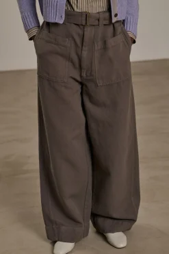 Discount Soeur pantalon vagabond grisparme
