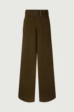 New Soeur pantalon vagabond kakifoncé