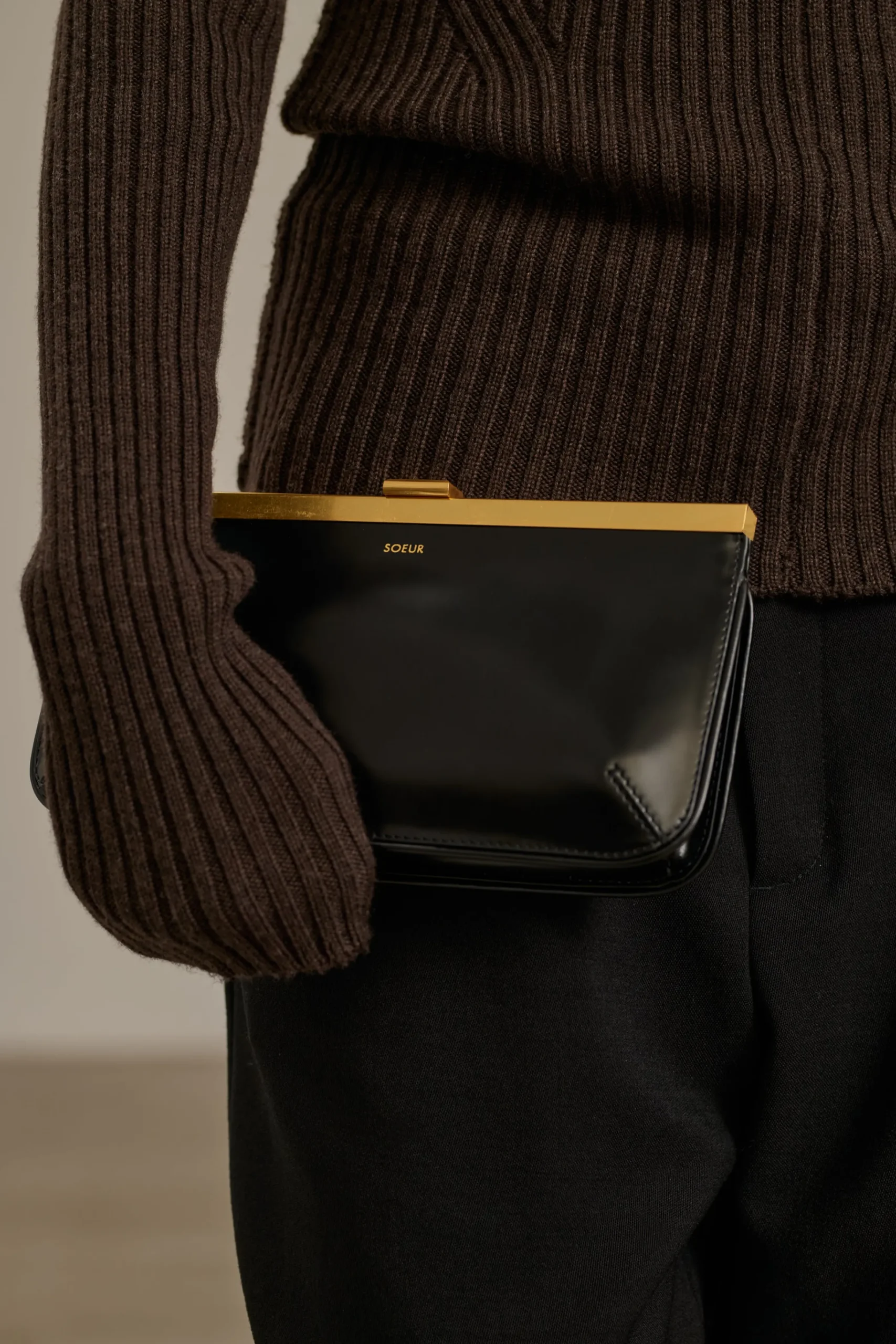 Outlet Soeur pochette asmar noir