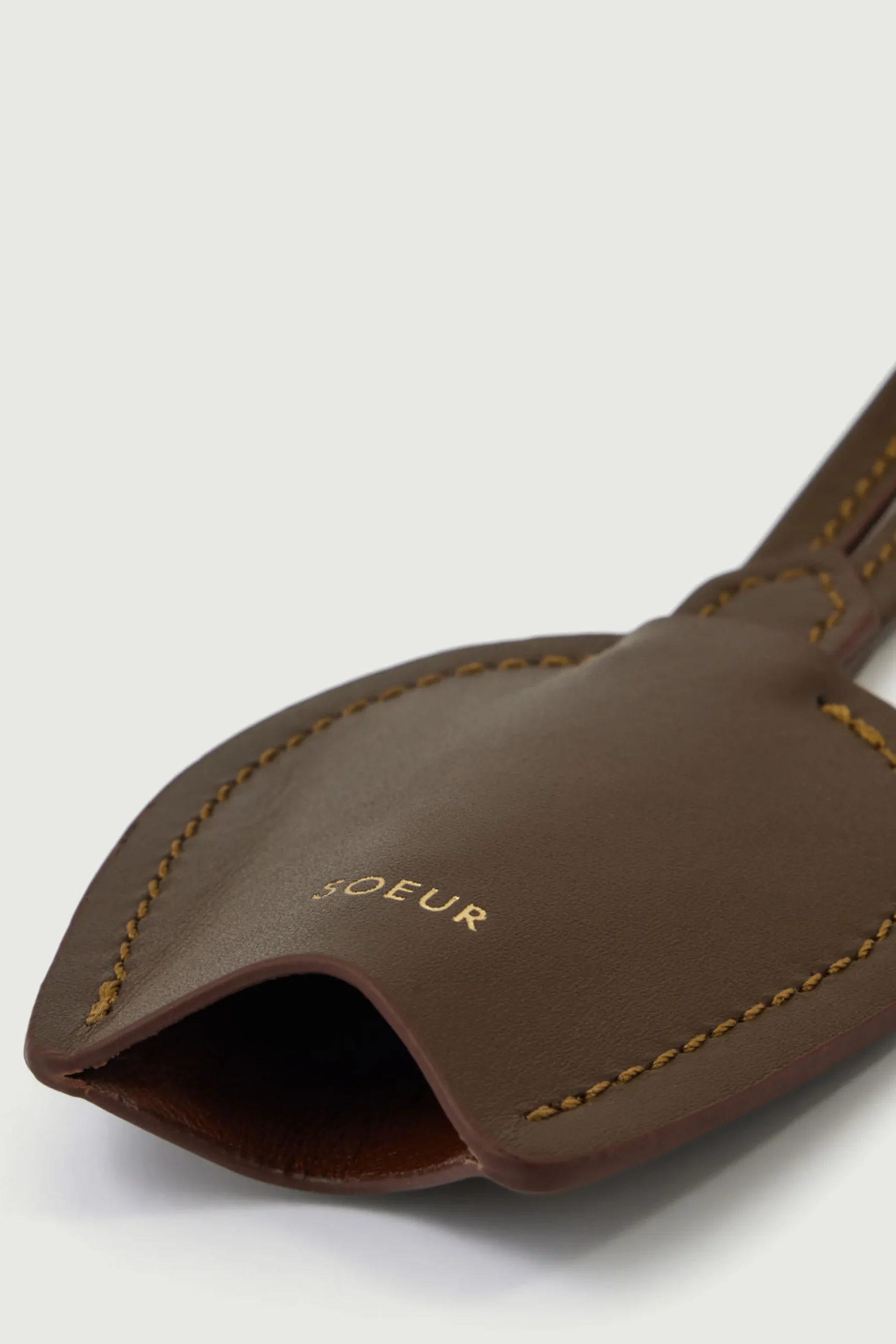Hot Soeur porte-cles weekly taupe/cognac