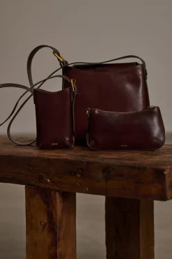 Discount Soeur porte-monnaie cosmos marron
