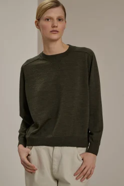 Hot Soeur pull ace kaki