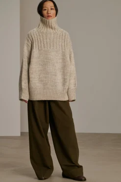 New Soeur pull basque gris/écru