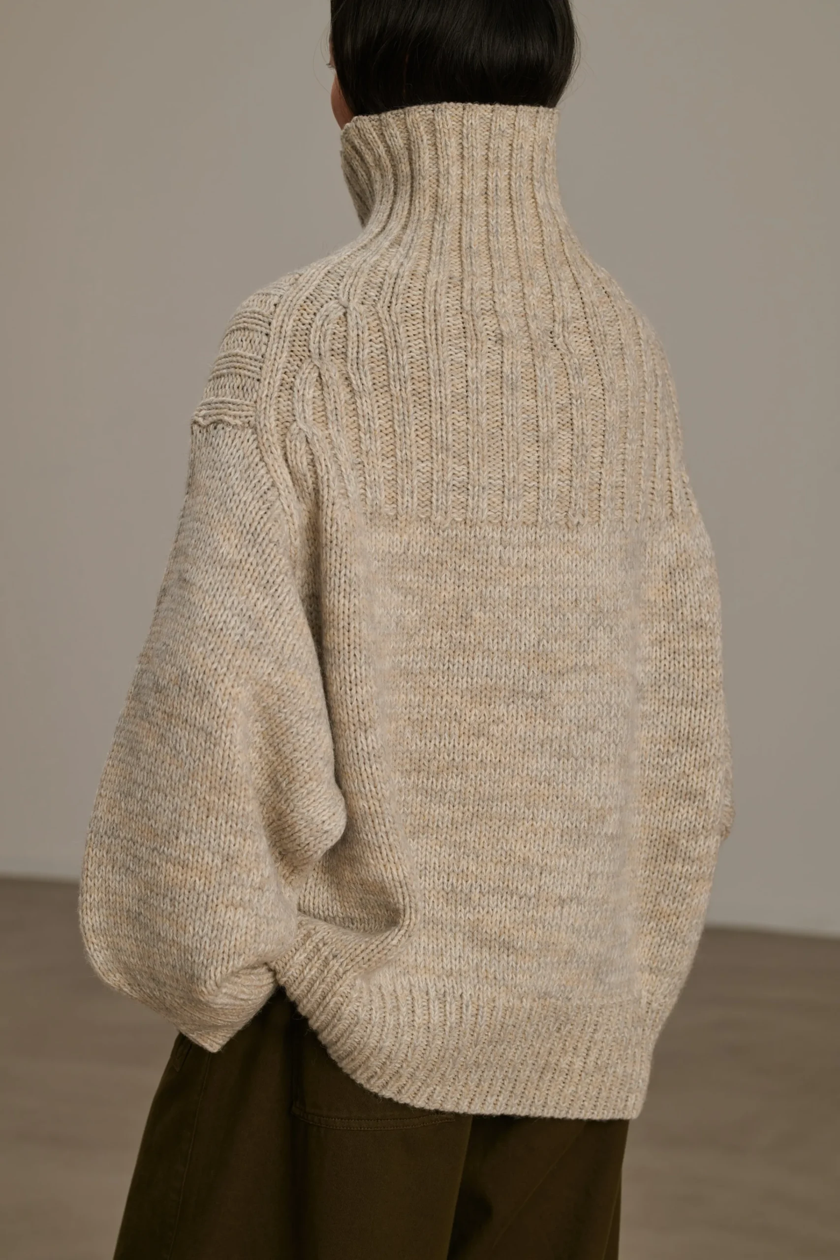 New Soeur pull basque gris/écru