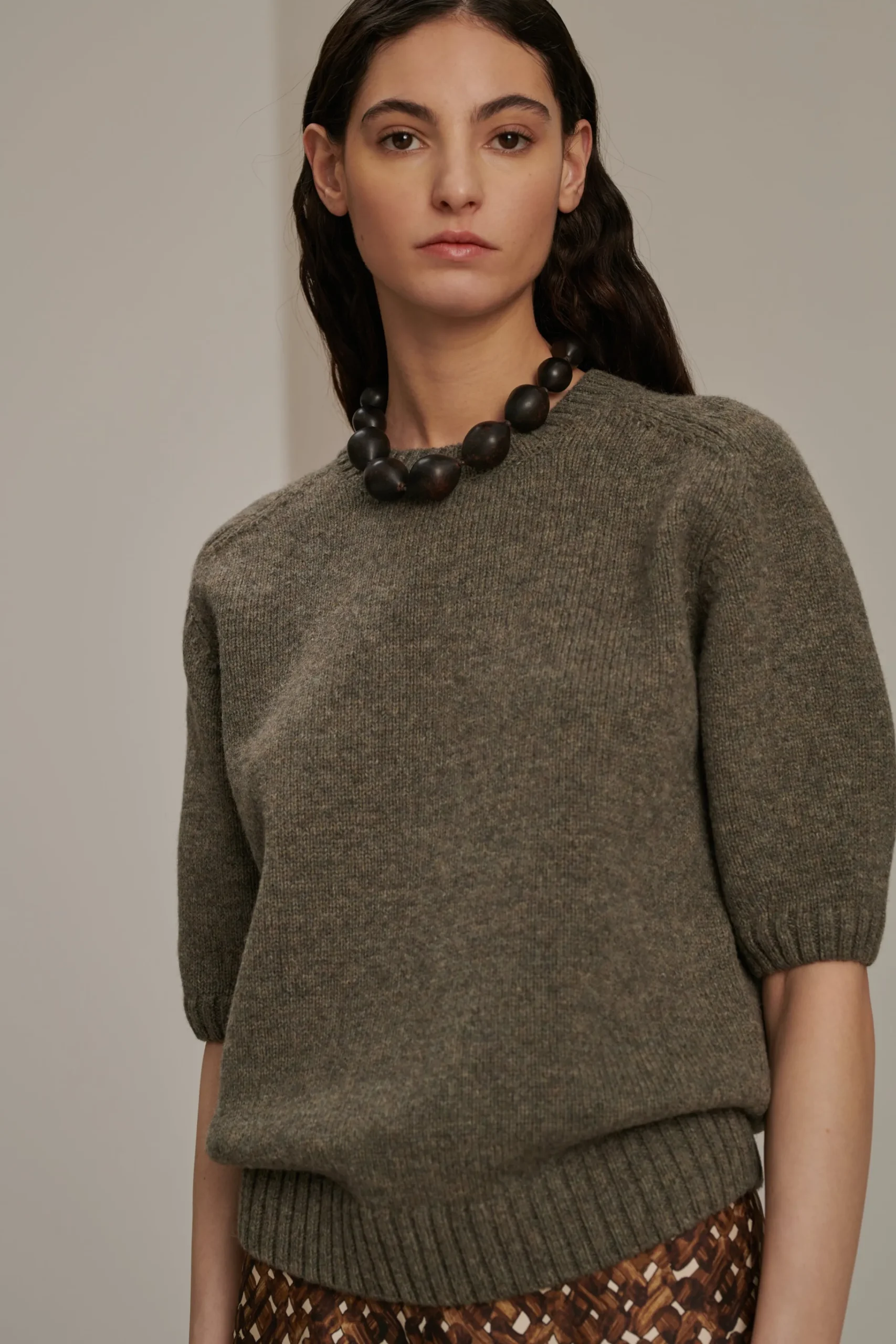 Online Soeur pull betina gris