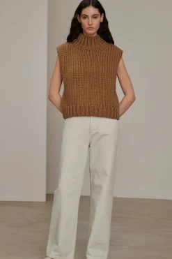 Clearance Soeur pull brett châtain