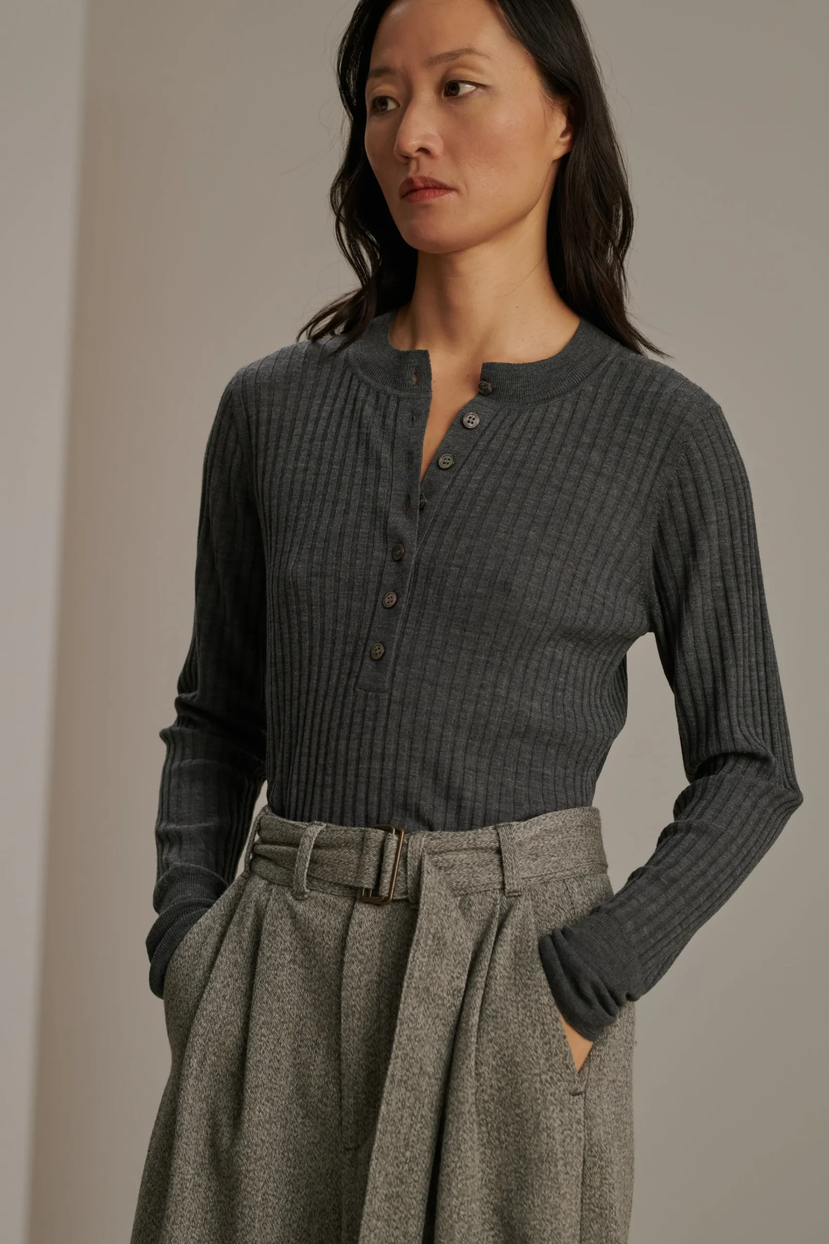 Sale Soeur pull buffalo grischiné