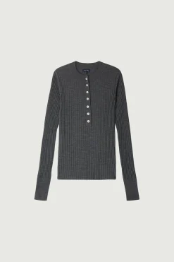 Sale Soeur pull buffalo grischiné