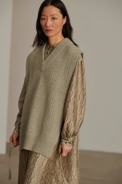 Hot Soeur pull costa grischiné