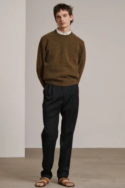 Hot Soeur pull isamu marronchiné