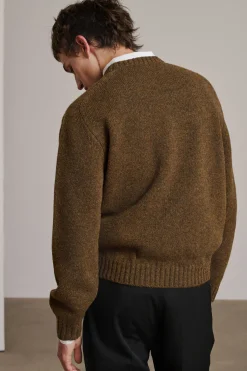 Hot Soeur pull isamu marronchiné