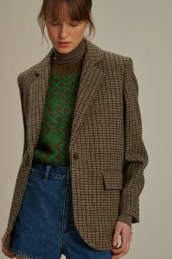 Online Soeur pull namaste marron/vert