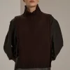 Discount Soeur pull or marronfoncé