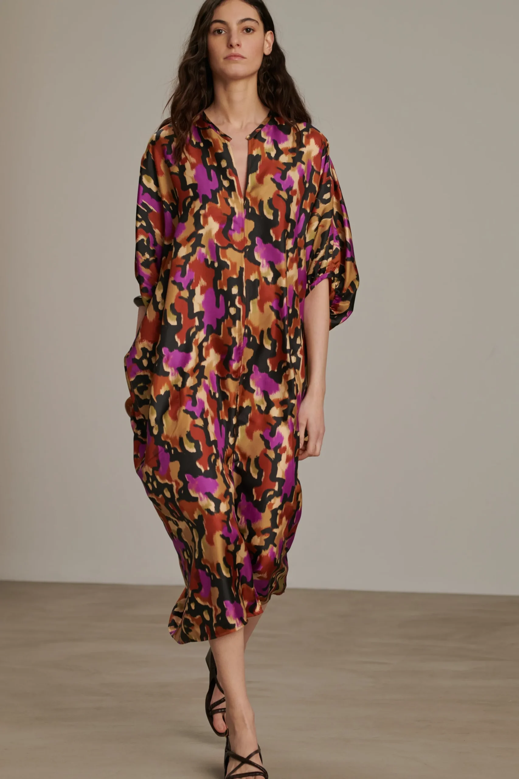 Discount Soeur robe alger noisette/fuchsia
