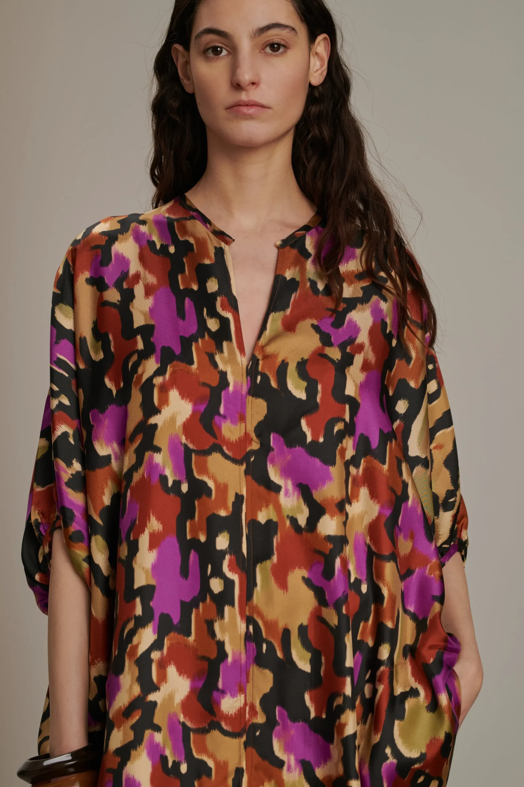 Discount Soeur robe alger noisette/fuchsia