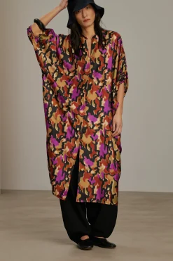 Discount Soeur robe alger noisette/fuchsia