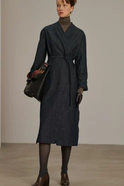 Hot Soeur robe carla bleu/noir