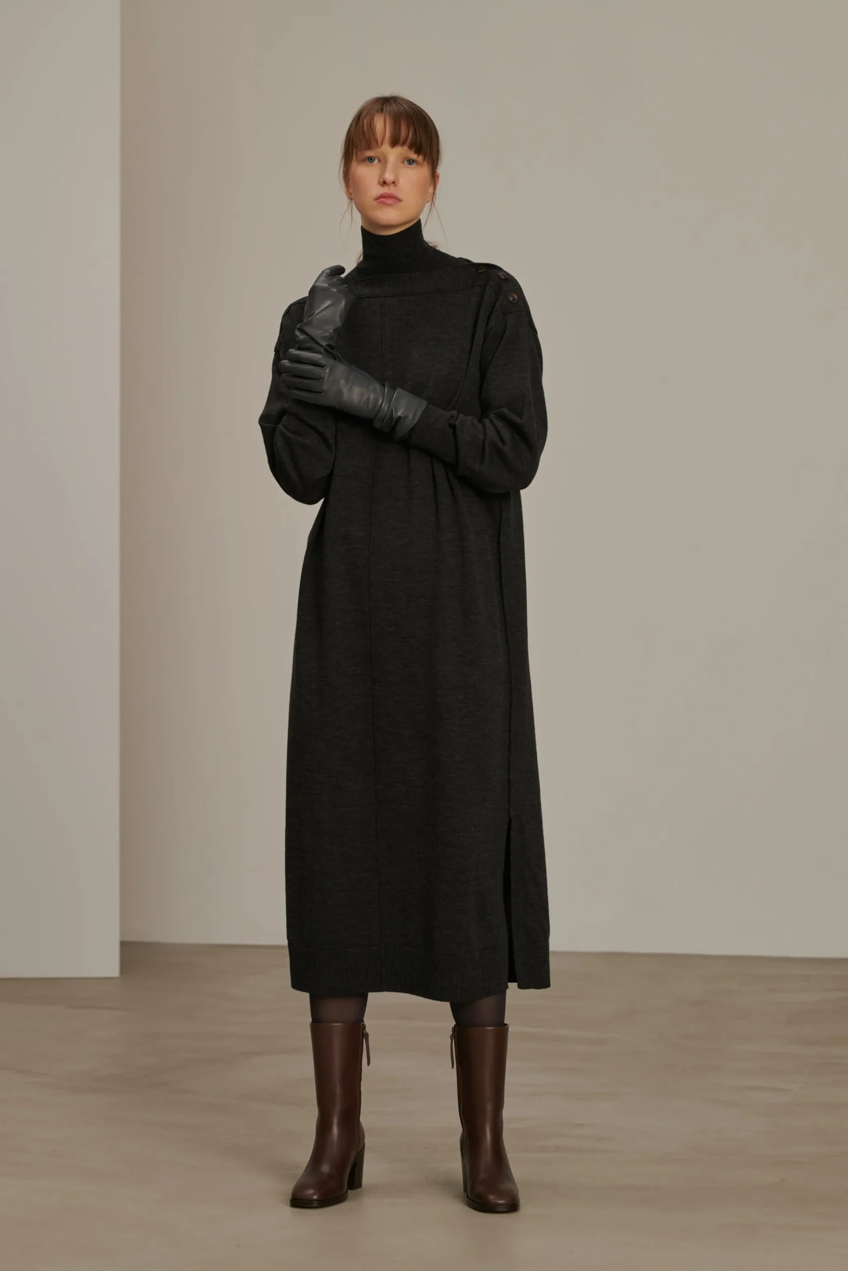 New Soeur robe clea grisanthracite