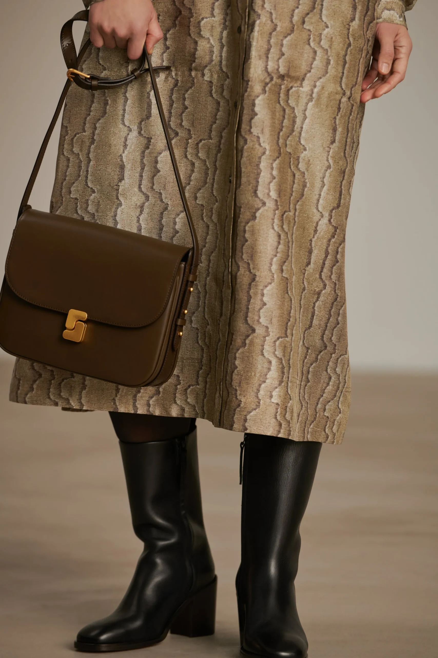 Clearance Soeur sac bellissima maxi taupe