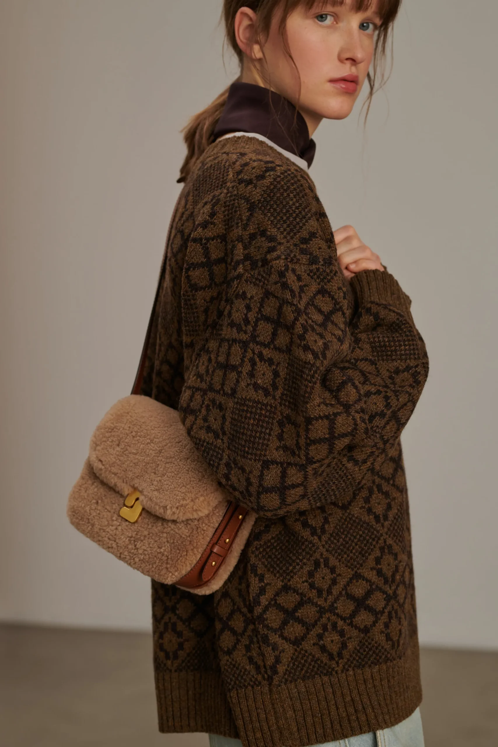 Online Soeur sac bellissima mini sable/noisette