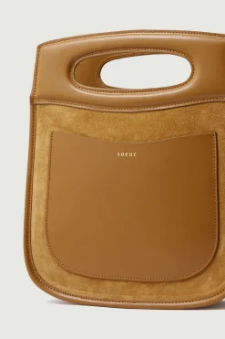 Discount Soeur sac cheri camel/ocre