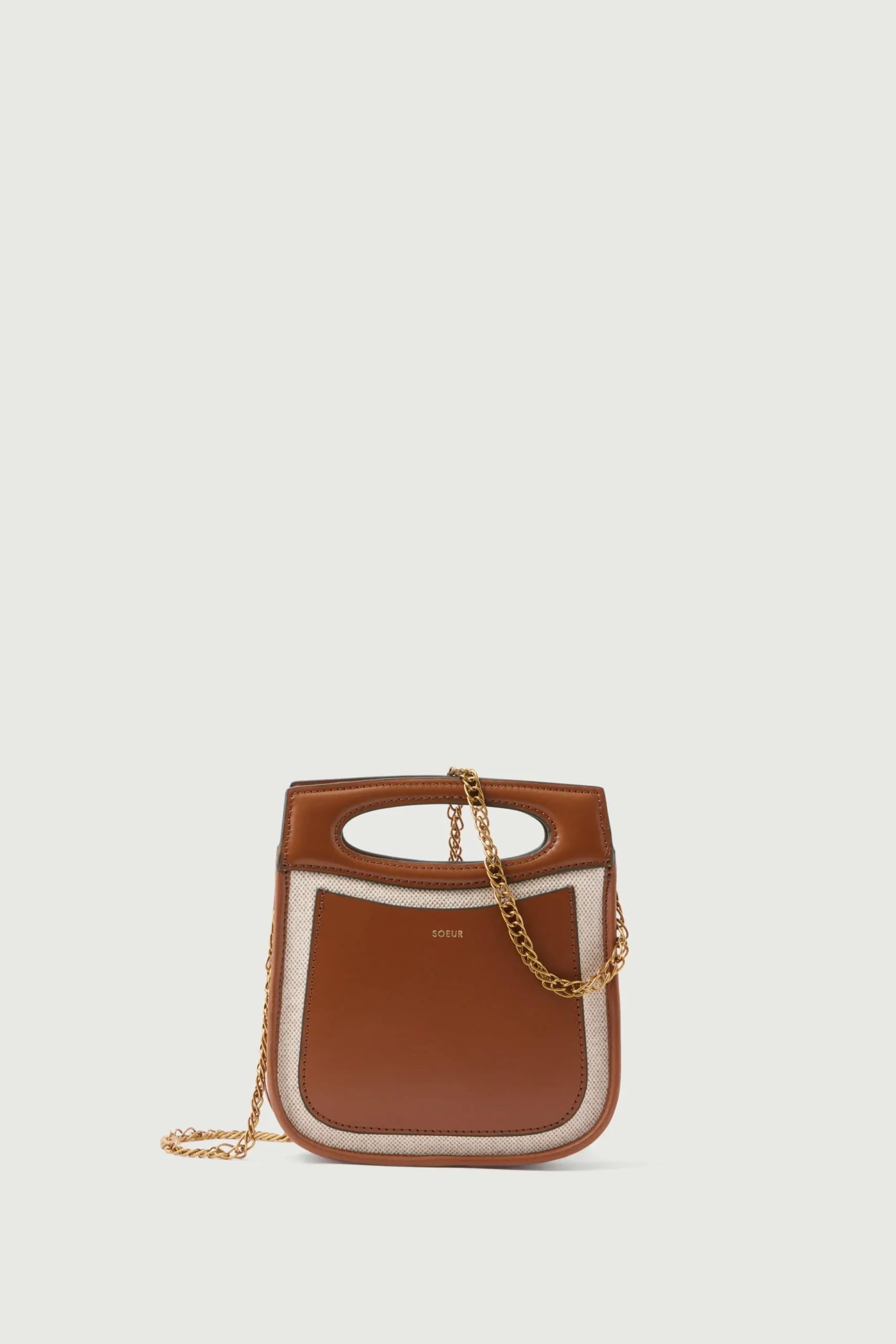 Outlet Soeur sac cheri mini écru/naturel