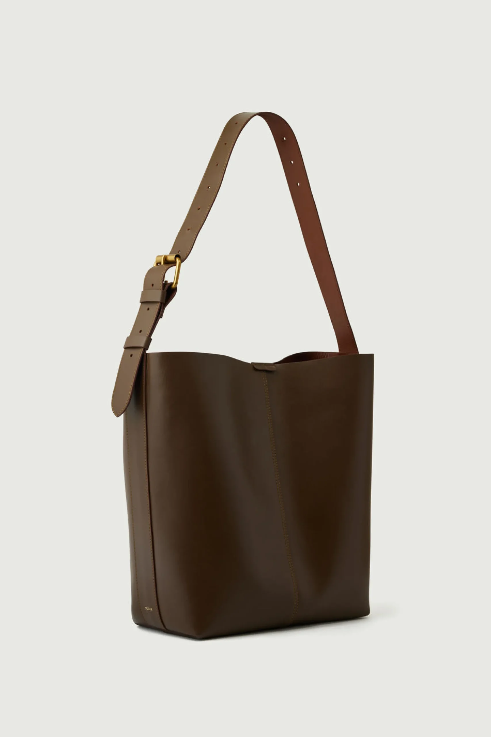 New Soeur sac saudade taupe/cognac