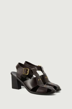 Discount Soeur sandales ales marronfoncé