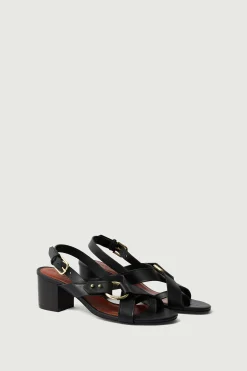 Discount Soeur sandales florentine noir