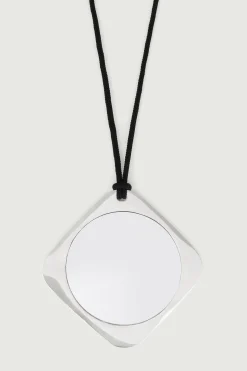 Discount Soeur sautoir miroir argent