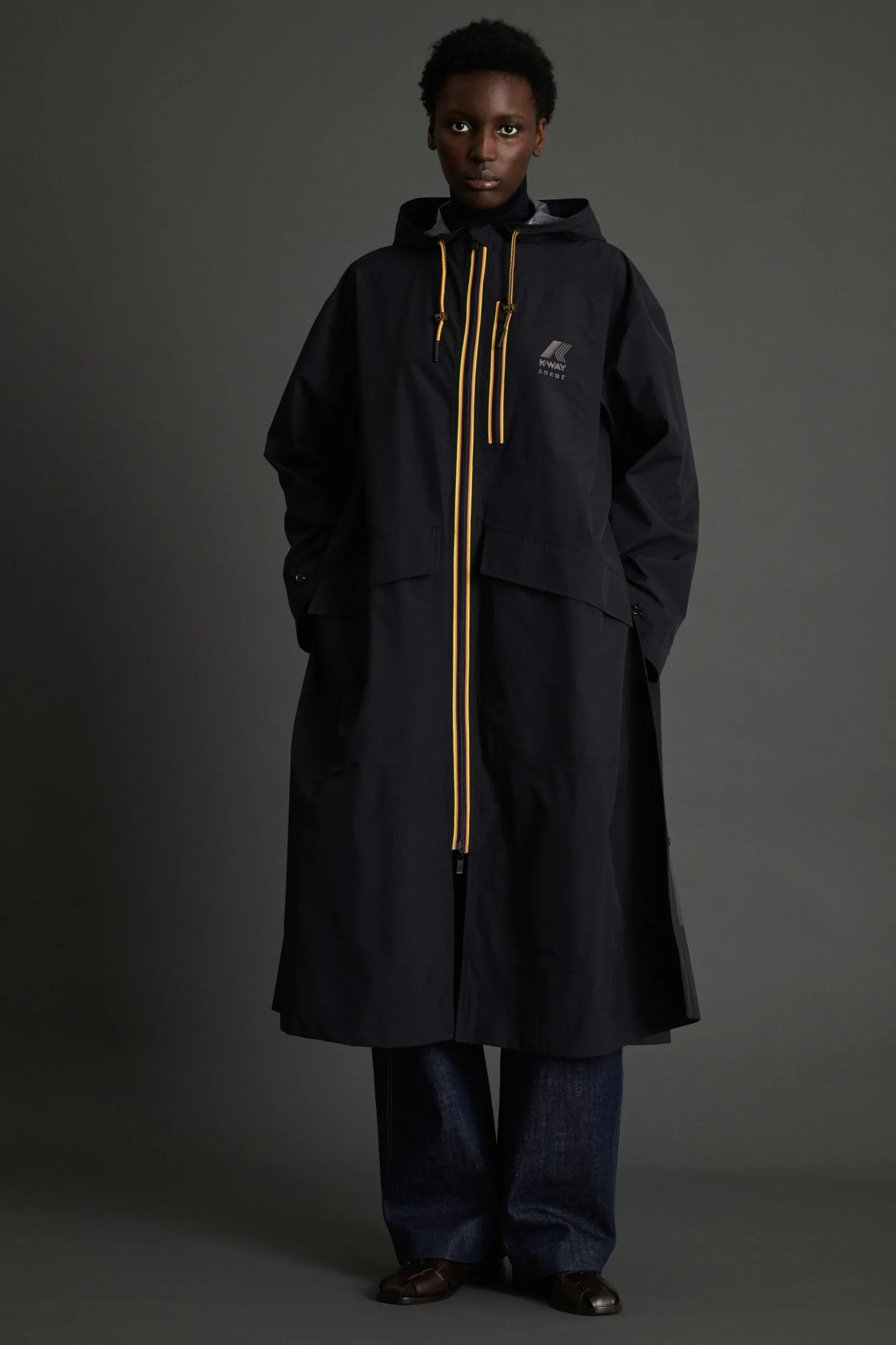 Hot Soeur trench pradel navy