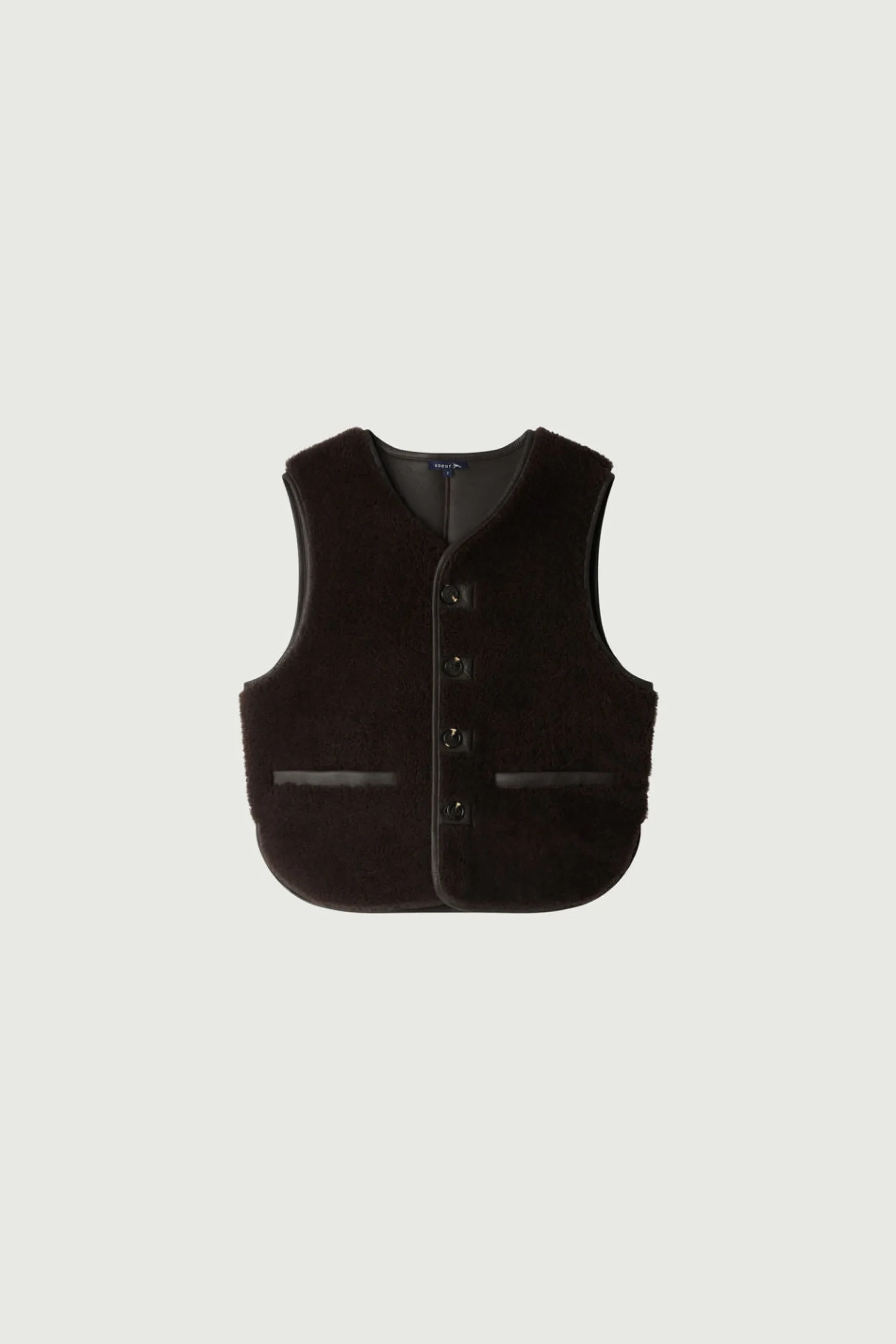 Online Soeur veste bonifacio marronfoncé