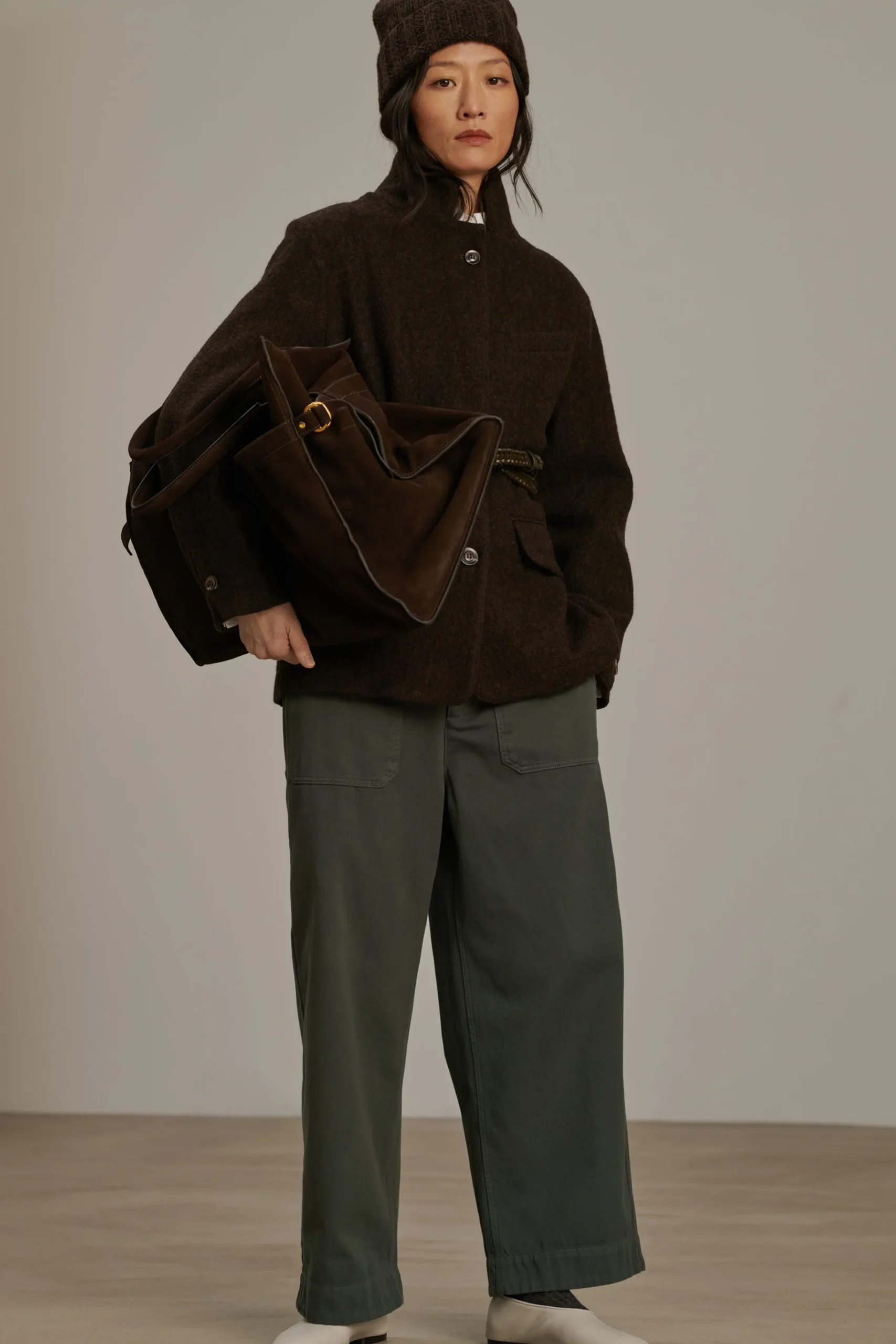 Online Soeur veste claude marronchiné