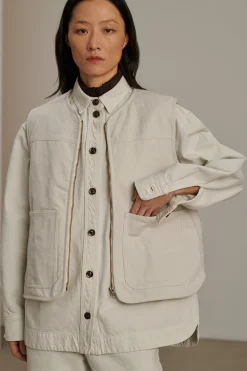 New Soeur veste connor craie